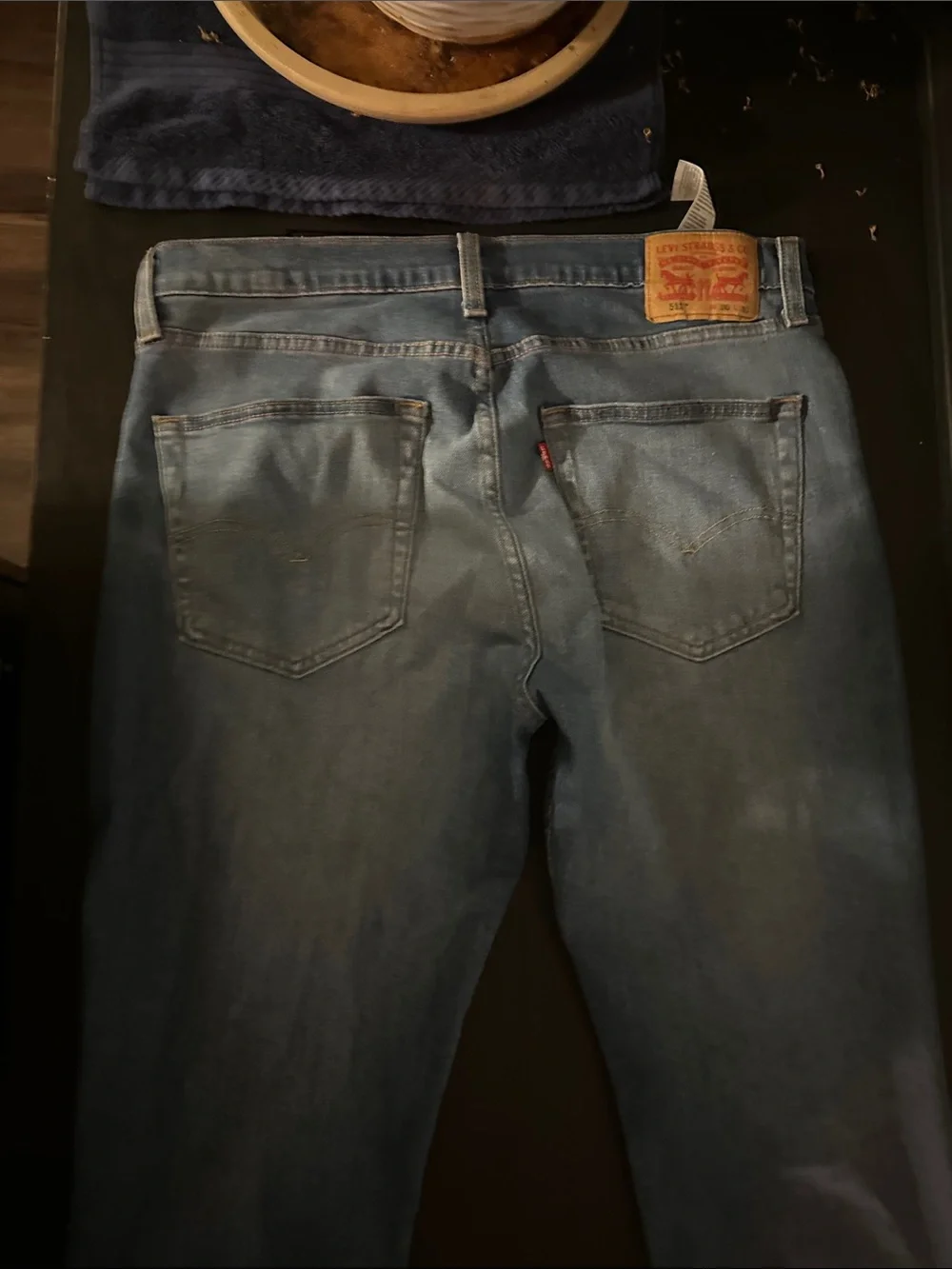 Levi's Men’s Straight Jeans in Faded Blue